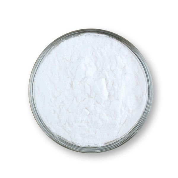 Arrowroot Powder is a starch obtained from the roots of the tropical plant, Manihot esculenta, commonly called Cassava. White in color and very lightweight, it is generally used as a substitute for corn starch or talc.